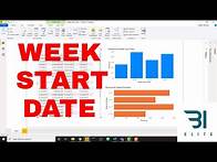 Video thumbnail for DAX for Power BI - Week Start Date & Week End Date