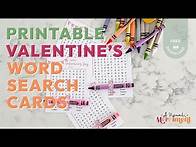 Video thumbnail for Valentines Day Word Search Activity | Free Printable Cards for Kids