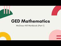 Video thumbnail for GED Mathematics -McGraw-Hill Workbook (Part-1)