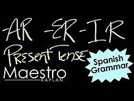 Video thumbnail for How to form Spanish Verbs in the Present Tense //AR //ER //IR