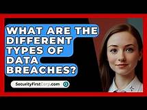 Video thumbnail for What Are The Different Types Of Data Breaches? - SecurityFirstCorp.com