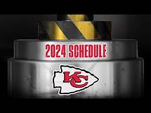 Video thumbnail for Chiefs 2024 Schedule Release | Hydraulic Press | Kansas City Chiefs