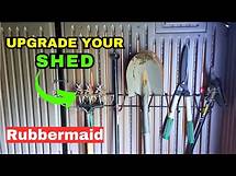 Video thumbnail for Easy Storage for Rubbermaid Shed