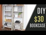 Video thumbnail for DIY - $30 DIY Industrial Bookcase