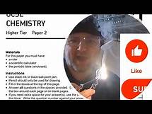 Video thumbnail for Chemistry GCSE AQA Paper 2 walkthrough 2022 pass Chemistry GCSE