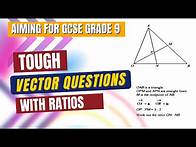 Video thumbnail for Vectors Hard Questions GCSE Grade 9 Maths