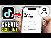 Video thumbnail for How To Create A TikTok Account - Full Guide