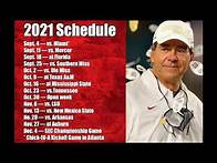 Video thumbnail for Alabama Crimson Tide Football Schedule for the 2021 Season