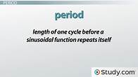 Video thumbnail for Sinusoidal Function | Definition, Parts & Examples