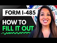 Video thumbnail for USCIS Form I-485: An EASY step-by-step guide!