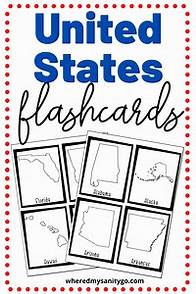 Video thumbnail for 50 States Flashcards Free Printable for Learning the US Map