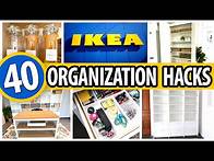Video thumbnail for 40 *BEST* IKEA Organization HACKS! ✨ small space transformation