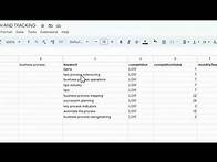 Video thumbnail for Generating keywords to google sheets using n8n