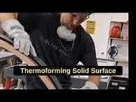 Video thumbnail for Bending Corian Solid Surface - Thermoforming