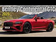 Video thumbnail for New 2025 Bentley Continental GTC Speed Convertible in Candy Red