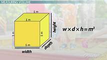 Video thumbnail for Cubic Meter | Definition, Formula & Conversion