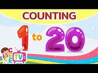 Video thumbnail for Counting Numbers 1-20 | Master Numbers 1 to 20 with Number Words