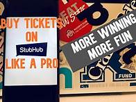 Video thumbnail for BUY TICKETS ON STUBHUB LIKE A PRO