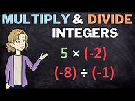 Video thumbnail for Multiplying and Dividing Integers | How to multiply and divide positive and negative Integers