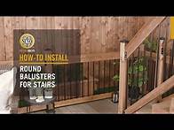 Video thumbnail for How-to Install: Round Balusters for Stair Railings | Nuvo Iron