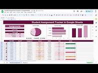 Video thumbnail for Student Assignment Tracker in Google Sheets | Step by Step tutorial