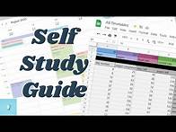 Video thumbnail for How To Schedule Self Studying + FREE TEMPLATE