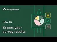 Video thumbnail for SurveyMonkey - Exporting Your Results