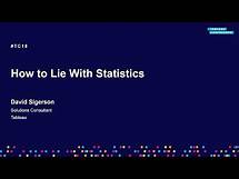 Video thumbnail for How to lie with statistics