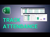 Video thumbnail for How to Make an Attendance Tracker in Excel