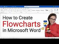 Video thumbnail for How to Create Flowcharts in Microsoft Word