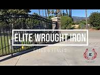 Video thumbnail for Elite Wrought Iron Gates & Fences