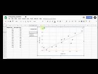 Video thumbnail for How to create a scatter plot and calculate Pearson's correlation coefficient in Google Sheets