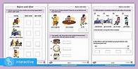 Video thumbnail for Interactive PDF: White Rose Maths Supporting Year 1: Summer Block 6 Time: Before and After