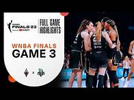 Video thumbnail for Las Vegas Aces vs. New York Liberty | FULL GAME HIGHLIGHTS | October 15, 2023