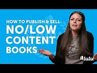 Video thumbnail for How to Publish & Sell No/Low Content Books