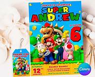 Video thumbnail for Super Mario Editable Birthday Invitation, Canva Template - Etsy