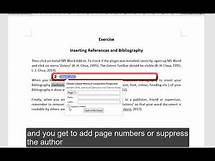 Video thumbnail for Creating Citations & Bibliographies Using Zotero in Microsoft Word