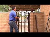 Video thumbnail for Custom Wrought Iron Gates measure and install
