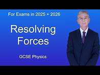 Video thumbnail for GCSE Physics Revision "Resolving Forces"
