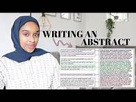 Video thumbnail for How To Write A Strong Abstract | Report Writing Guide