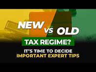 Video thumbnail for New Income Tax Regime Vs Old Regime: It’s IMPORTANT TO DECIDE NOW | Income Tax Slabs 2023-24