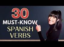 Video thumbnail for Essential Spanish verbs and their conjugation
