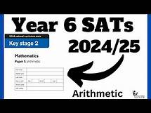 Video thumbnail for Year 6 SATs - Arithmetic 2024/25 walkthrough - How to answer all questions