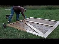 Video thumbnail for DIY Sliding Barn Doors