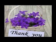 Video thumbnail for Thank you images wid Flowers