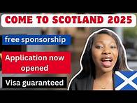 Video thumbnail for APPLICATIONS NOW OPENED-COME TO SCOTLAND 🏴󠁧󠁢󠁳󠁣󠁴󠁿 2025. -~FREE SPONSORSHIP, GUARANTEED