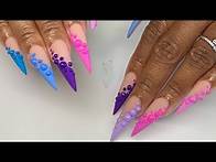 Video thumbnail for How to: Stiletto Nail Shape | Summer Nail Art | 3D Color Pop Design