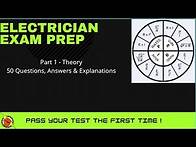 Video thumbnail for Electrician Exam Prep Part 1 Theory ( 50 Questions, Answers and Explanations )