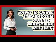 Video thumbnail for What Is Gable Stevenson’s Current Wrestling Record? | Epic Sports Tales