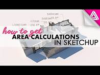 Video thumbnail for How to get Area Calculations in Sketchup